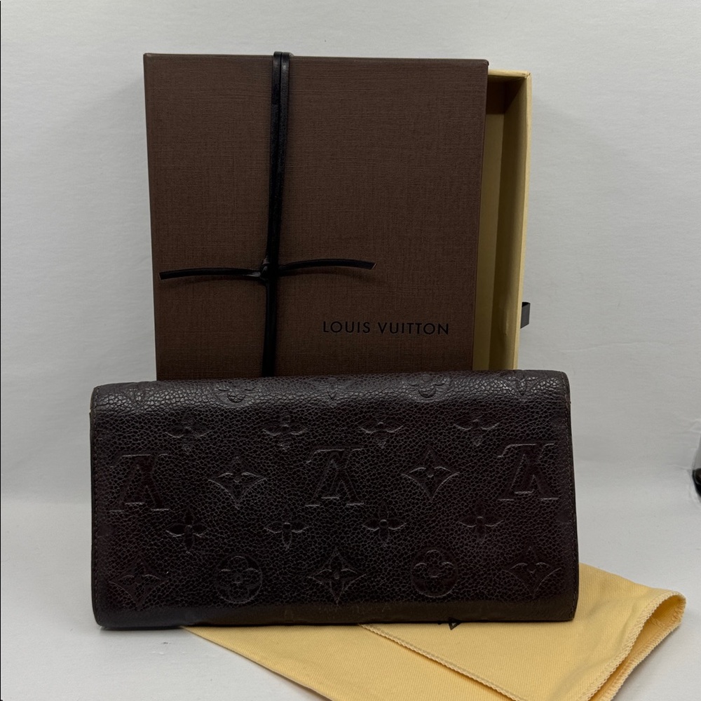 Louis Vuitton Monogram  Empreinte Leather Curieuse Wallet 28588 - Picture 2 of 8